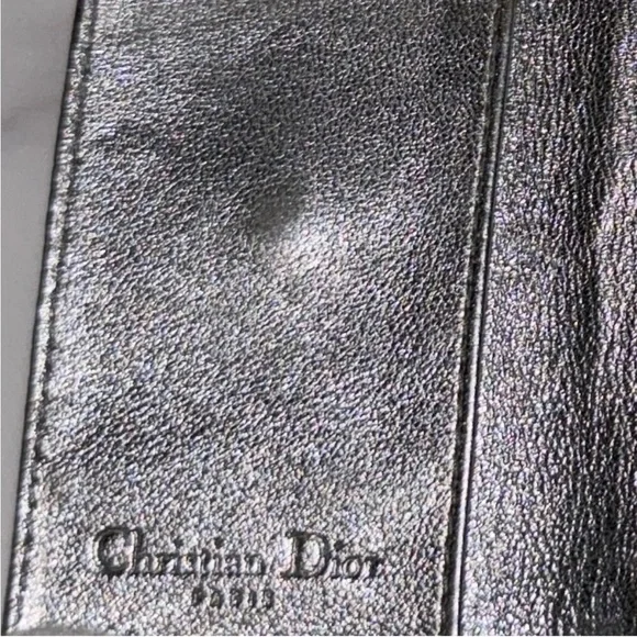CHRISTIAN DIOR Metallic Key Pouch - Picture 11 of 12